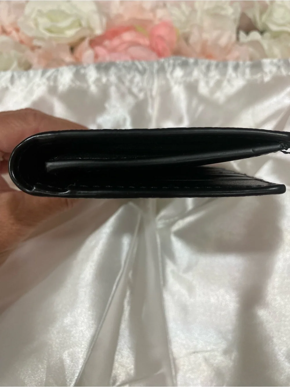 Coach Black Leather Fold Wallet